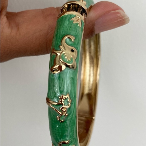 Pair of enamel bangles - Picture 9 of 10